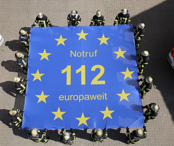 Flagge Euronotruf 112