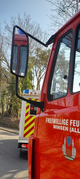 Tür des Löschgruppenfahrzeugs