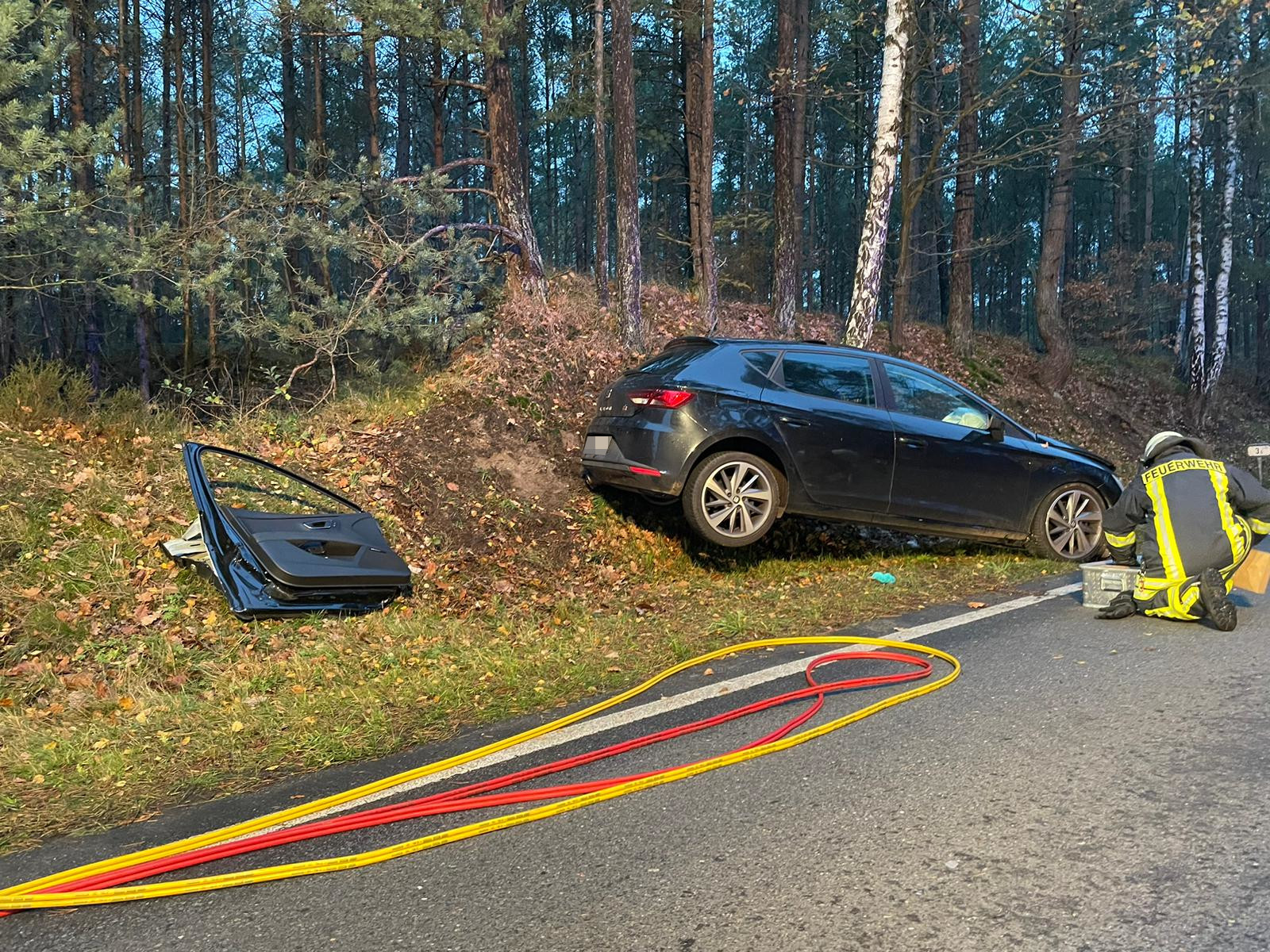 verunfallter PKW
