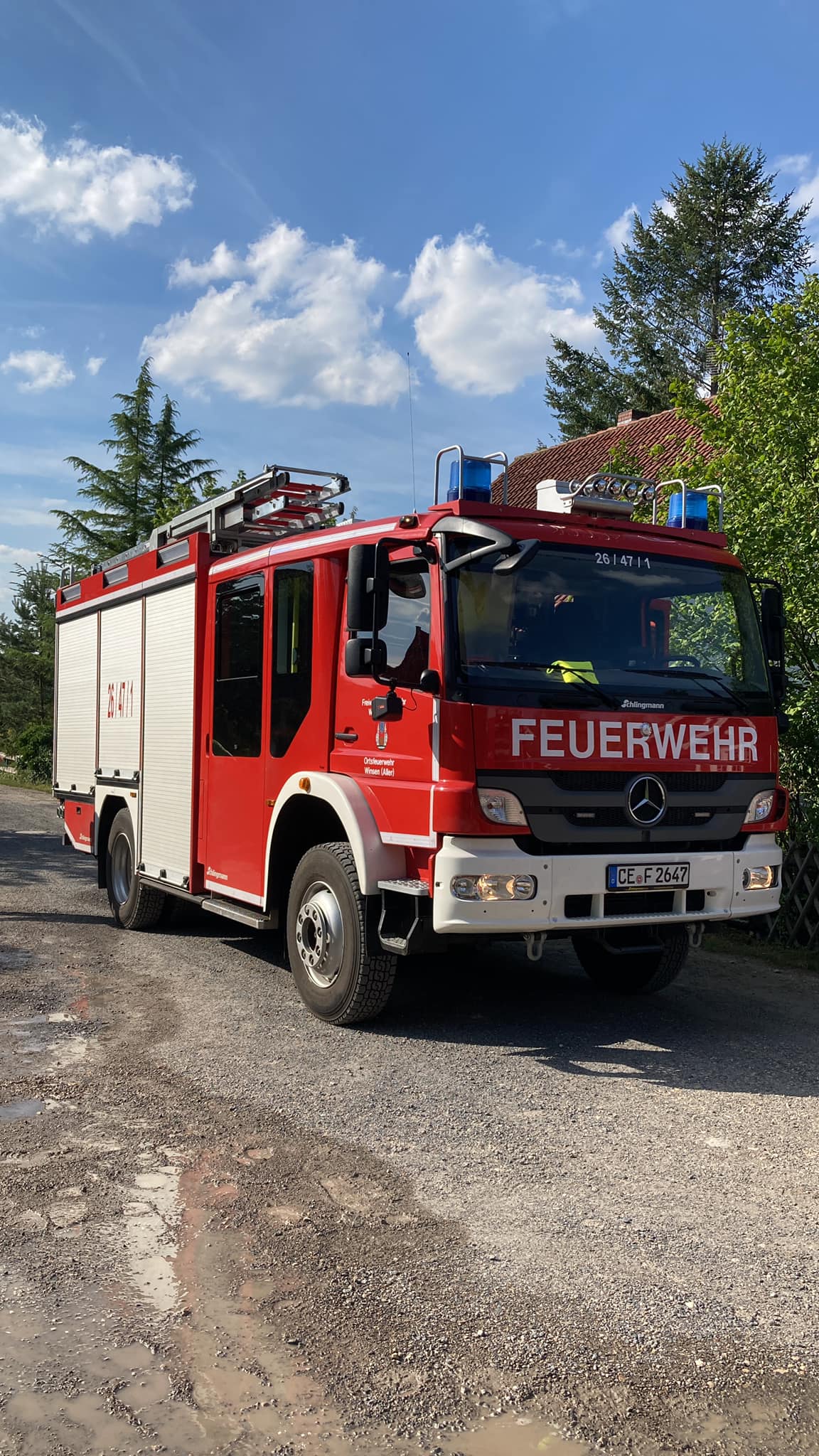 Ein Löschgruppenfahrzeug
